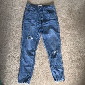 Forever 21 crop jeans